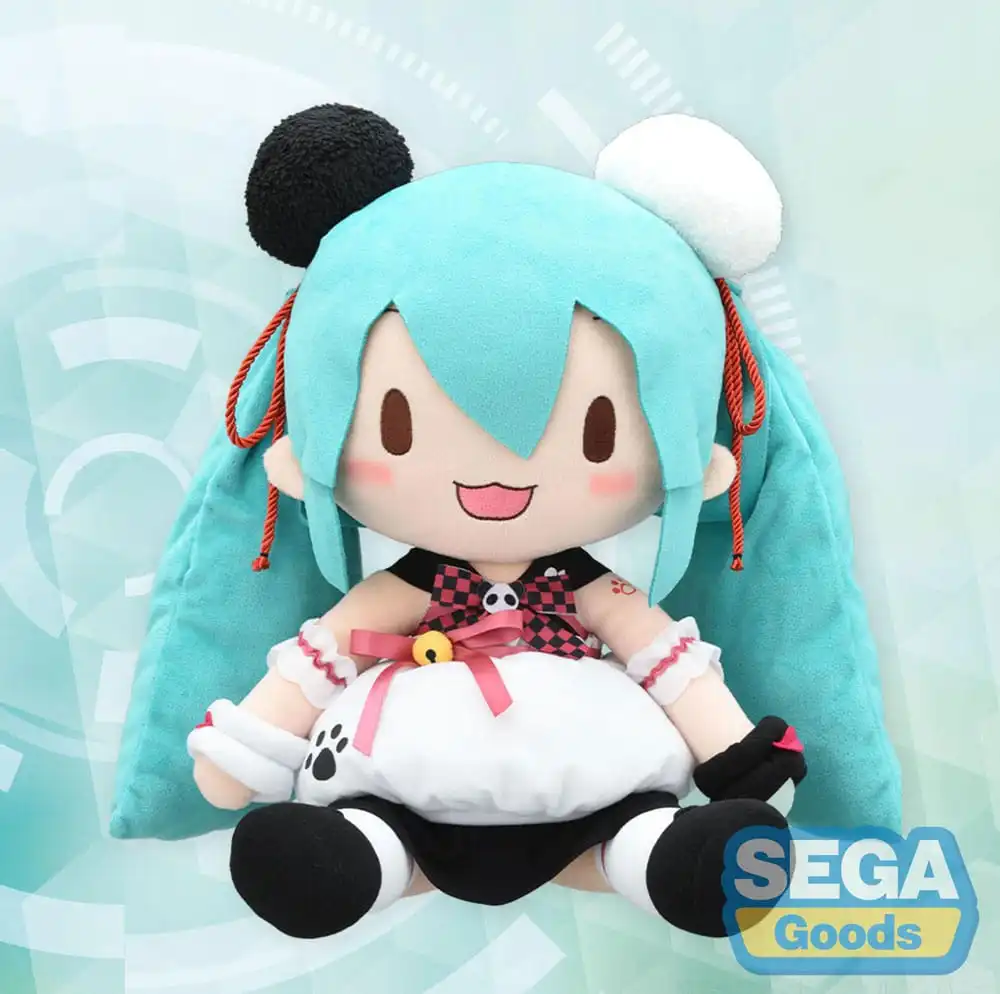 Character Vocal Series 01: Hatsune Miku Fuwa Petit Plush Figure Hatsune Miku Panda Bun LL 40 cm